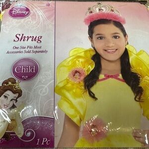 NWT Disney Shrug Beauty and The Beast costume shrug Belle costume shrug